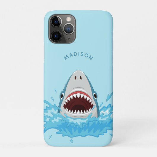 Funny Shark aangepaste telefoongevallen Case-Mate iPhone Case (Achterkant)