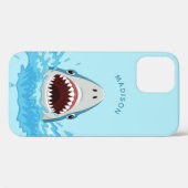 Funny Shark aangepaste telefoongevallen Case-Mate iPhone Case (Achterkant (horizontaal))