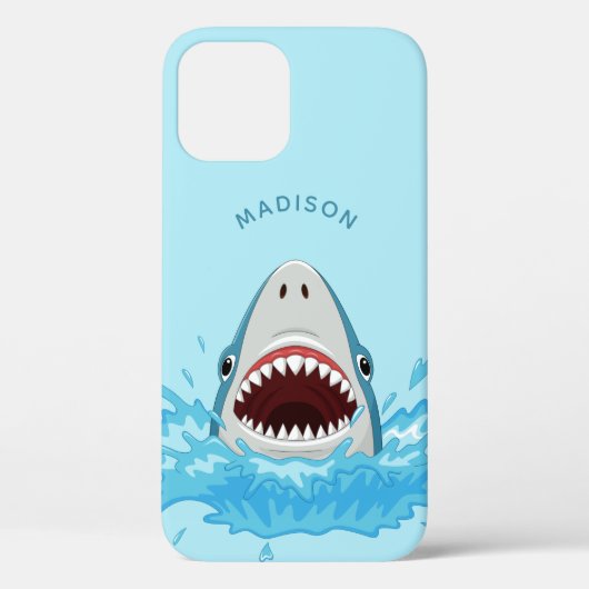 Funny Shark aangepaste telefoongevallen Case-Mate iPhone Case (Achterkant)