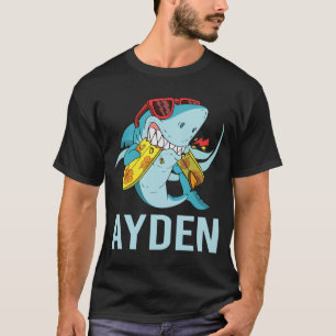 Funny Shark - Ayden Naam T-shirt