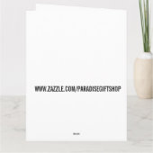 FUNNY SHARK CARTE DE SALUT D'ANNIVERSAIRE (Dos)