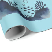 Funny shark diver lunch time :nice bubbles bro cadeaupapier (Rol Hoek)