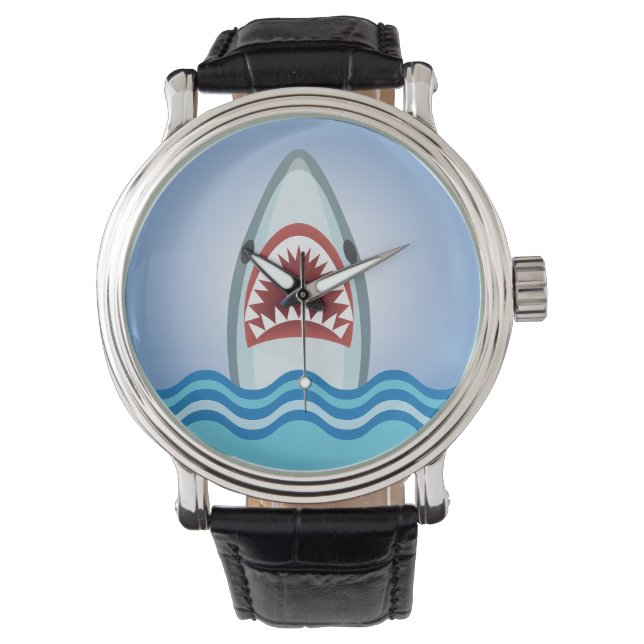 Funny Shark Horloge (Voorkant)