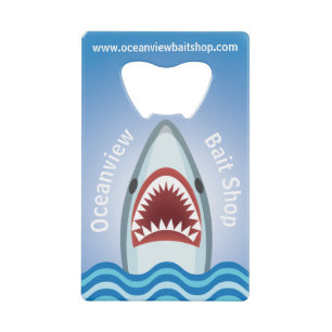 Funny Shark Kredietkaart Flessenopener