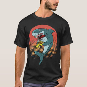 Funny Shark Pizza Shark Lovers Shark T-shirt