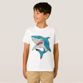 Funny Shark T-shirt (Voorkant volledig)