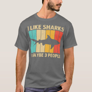 Funny Shark voor mannen Hammerhead Tiger Sharks T-shirt