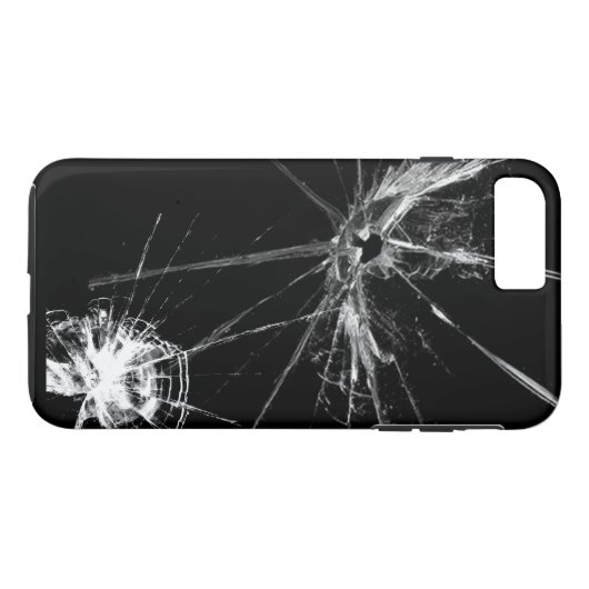 Funny Shattered Glass Joke Case-Mate iPhone Case (Achterkant (Horizontaal))