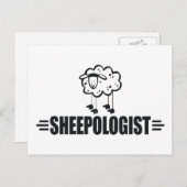 Funny Sheep Briefkaart (Voorkant / Achterkant)