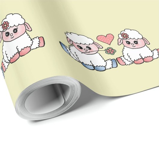 funny sheep cadeaupapier (Rol Hoek)