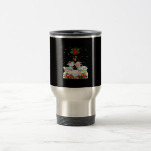 Funny Sheep Christmas Tree Xmas Animal Gift Reisbeker