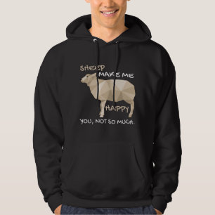 Funny Sheep Farmer Gift Sheep Lover Hoodie