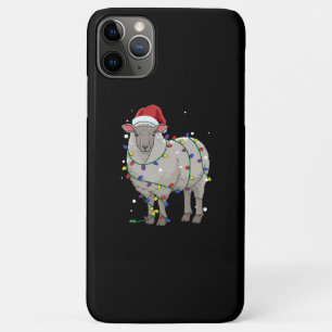 Funny Sheep Kerstmis Santa Claus Gift iPhone 11 Pro Max Hoesje