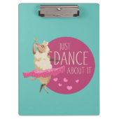 Funny Sheep Message - Gewoon dans over het 1 Klembord (Voorkant)