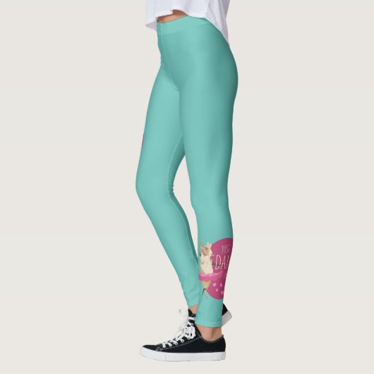 Funny Sheep Message - Gewoon dans over het 1 Leggings (Links)
