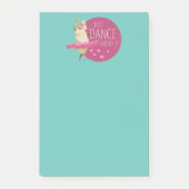 Funny Sheep Message - Gewoon dans over het 1 Post-it® Notes (Voorkant)