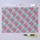 Funny Sheep Message - Gewoon dans over het 1 Tissuepapier (Craft)