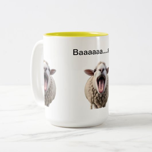 Funny Sheep Mok (Voorkant links)