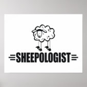 Funny Sheep Poster (Voorkant)