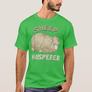 Funny Sheep Whisperer Farmer Boerderij Dierenvrien T-shirt