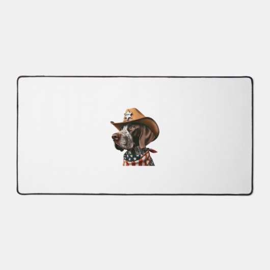 Funny Sheriff Chemise Chien Allemand Pointer Chien (Recto)