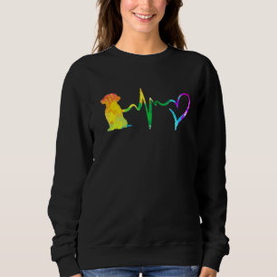 Funny Shih Tzu Heartbeat Colorful Dog Trui