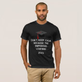 Funny shirt voor AFSTUDEREN (Voorkant volledig)