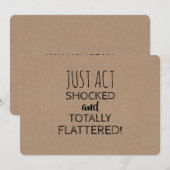 Funny Shocked Bridesmaid of Maid of Honor proposal Kaart (Voorkant / Achterkant)