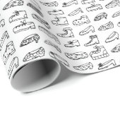 Funny Shoe Kleur uw eigen patroon Cadeaupapier (Rol Hoek)