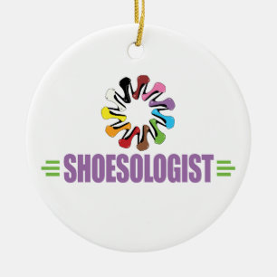 Funny Shoe Lover Keramisch Ornament