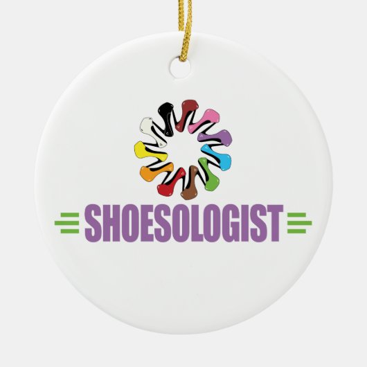 Funny Shoe Lover Keramisch Ornament (Voorkant)