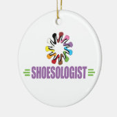 Funny Shoe Lover Keramisch Ornament (Links)