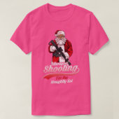 Funny Shooting Weapon Pistool kerstcadeau T-shirt (Design voorkant)