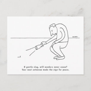 Funny Short Poem Epigram Voorbeeld van een slok Briefkaart