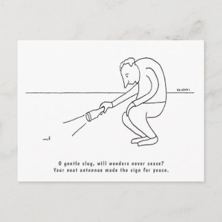 Funny Short Poem Epigram Voorbeeld van een slok Briefkaart