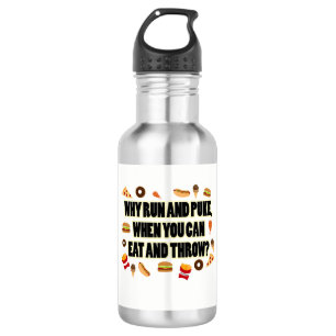 Funny Shot Put Discus Thrower Water Bottle Gift Waterfles