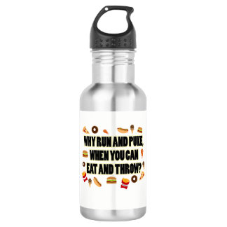 Funny Shot Put Discus Thrower Water Bottle Gift Waterfles