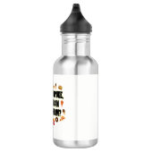 Funny Shot Put Discus Thrower Water Bottle Gift Waterfles (Rechts)