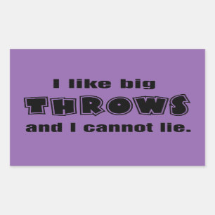Funny Shot Zet Discus Hamer Speerwerpen Sticker