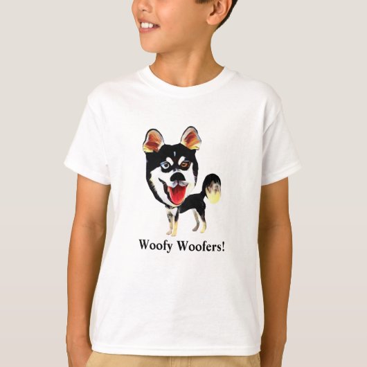 Funny Sibérien Husky Boys T-Shirt (Devant)