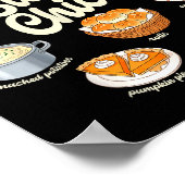 Funny Side Chick Thanksgiving For Men Women  Poster (Hoek)