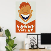 Funny Side Up Poster (Thuiskantoor)