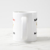Funny Silver Anniversary Mug Gif Extra Grote Beker (Achterkant)