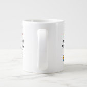 Funny Silver Wedding Anniversary Mug Gift Extra Grote Beker (Achterkant)