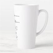 Funny Simple Favorite Child Names Moederdag Mam Latte Mok (Rechts)