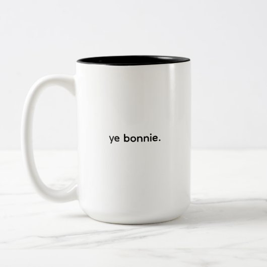 Funny Simple Scottish Mug (Gauche)