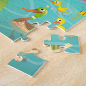 Funny Singing Frog Band Puzzle (Côté)