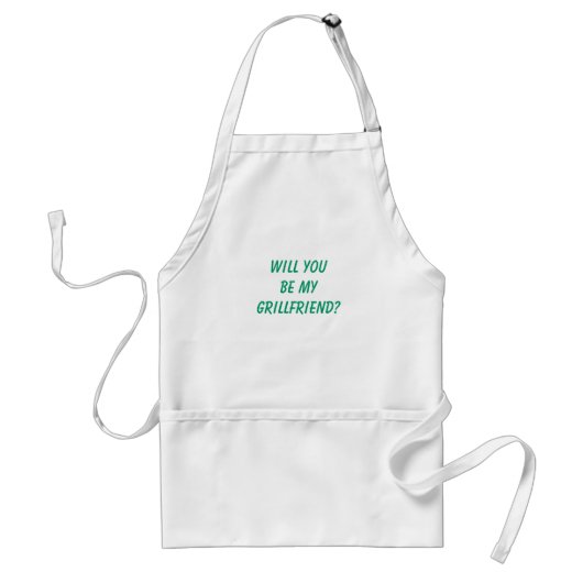Funny Single Man, afgesplitst pap Humor BBQ Helper Standaard Schort (Voorkant)