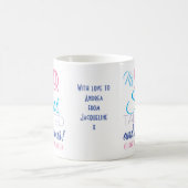 Funny Sister Quote Coffee Mok (Center)