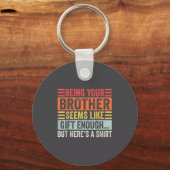 Funny Sister Sarcastic Sibling Humor Quote From Br Sleutelhanger (Voorkant)